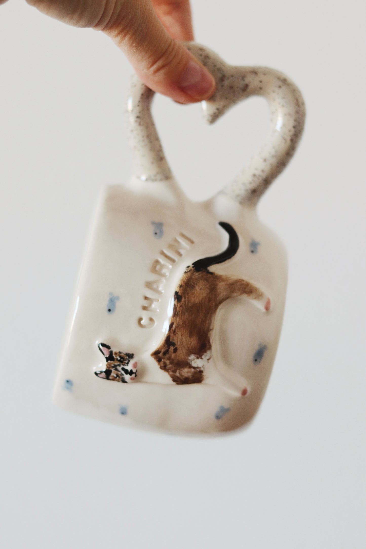 Taza personalizada mascota - asa corazón