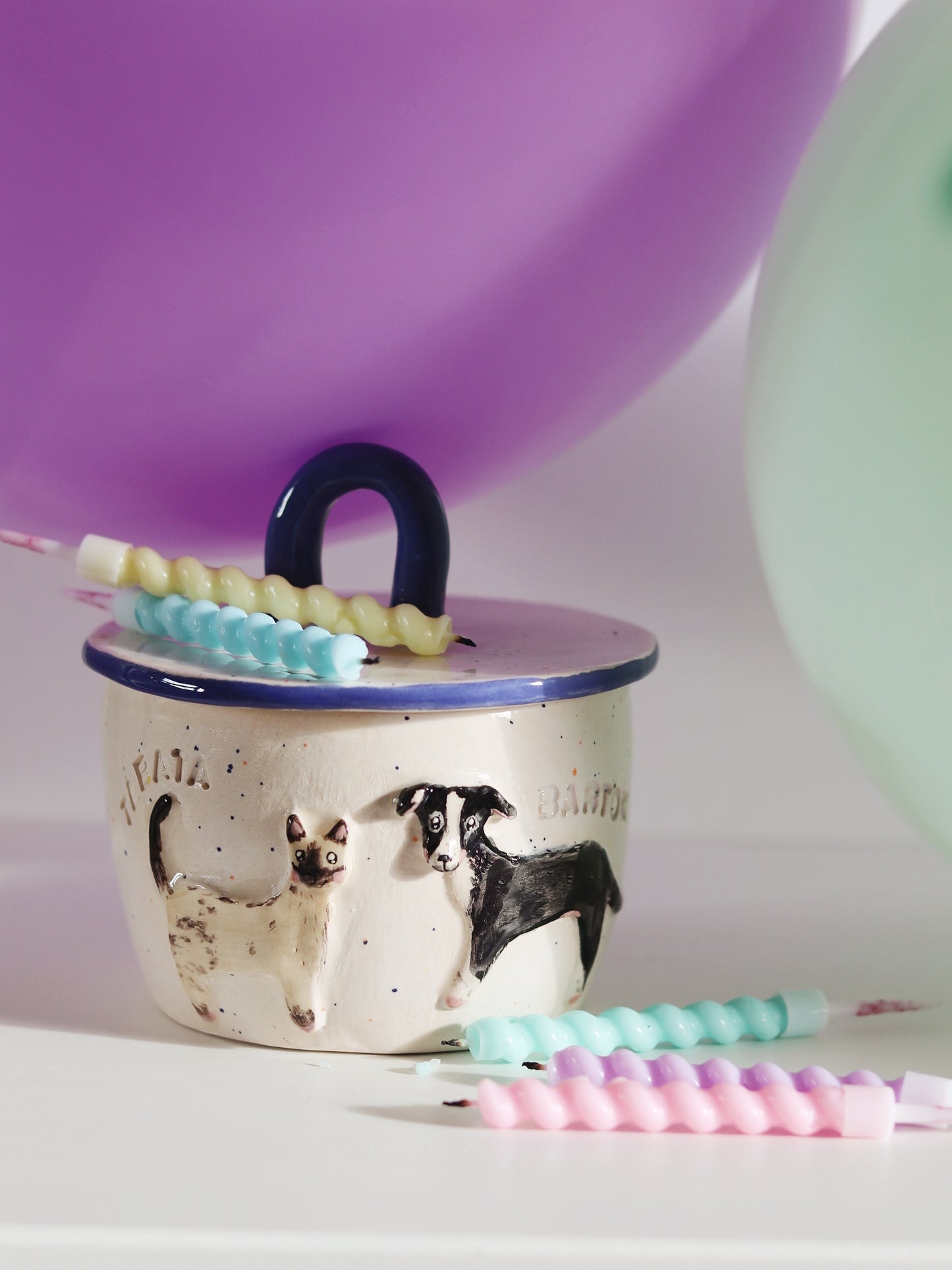 Caja sencilla personalizada mascota