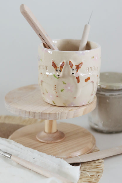 Tarro/macetero personalizado mascota