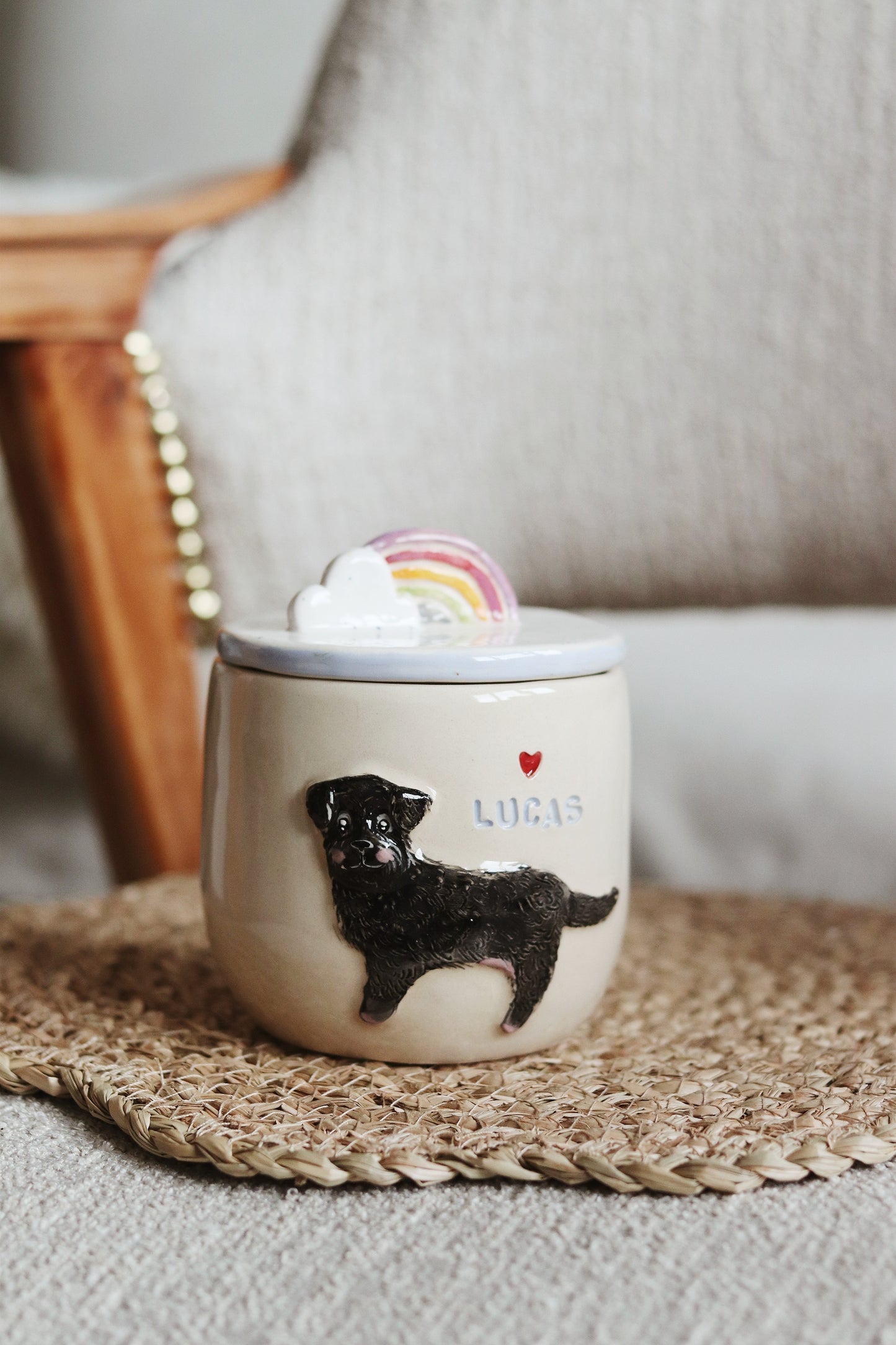 Caja de recuerdos personalizada mascota