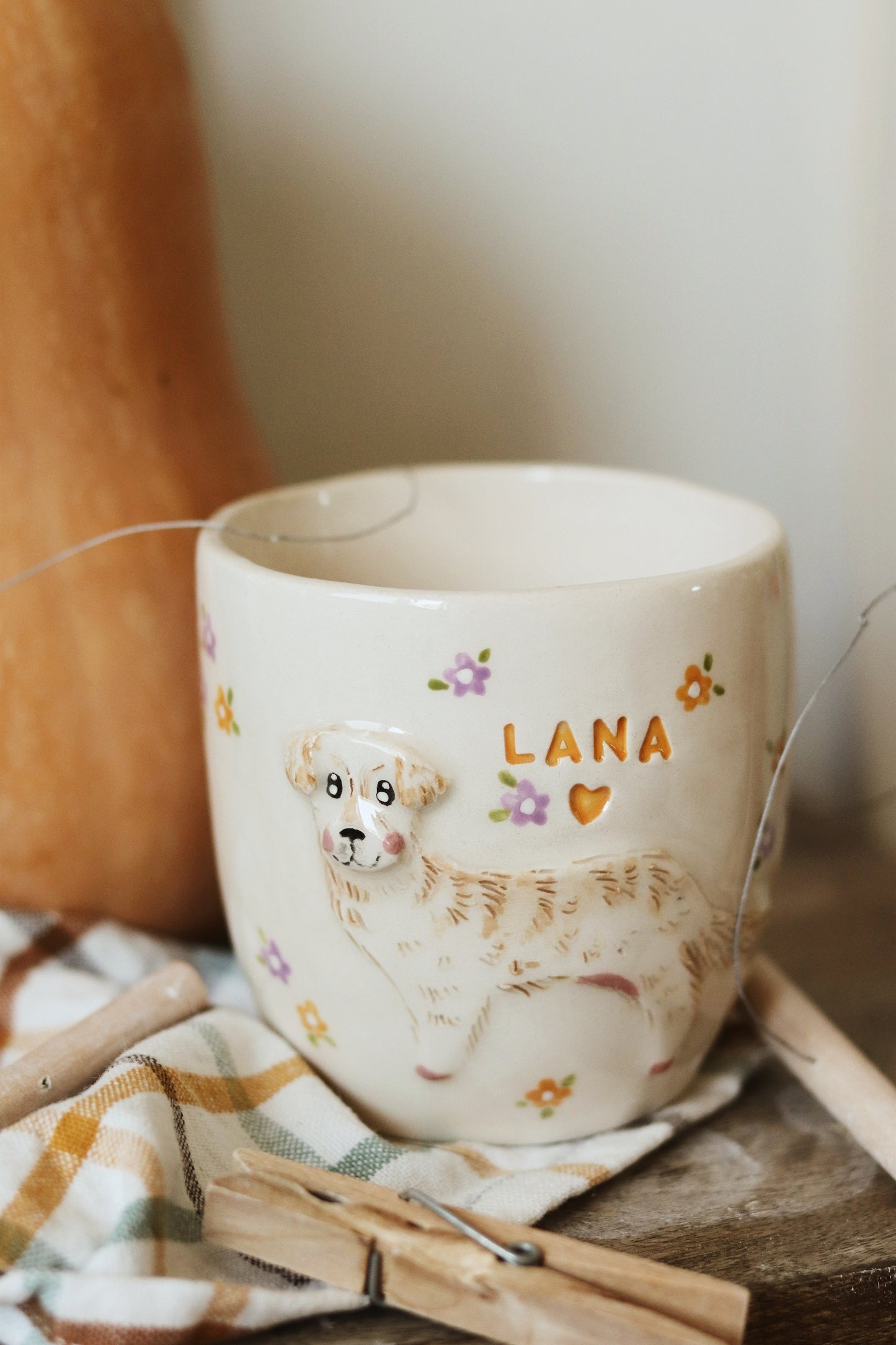 Tarro/macetero personalizado mascota