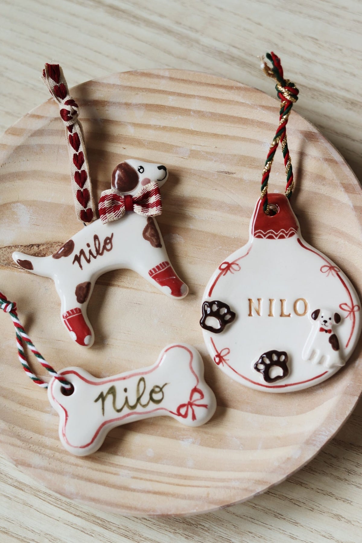 Pack adornos perrunos personalizado