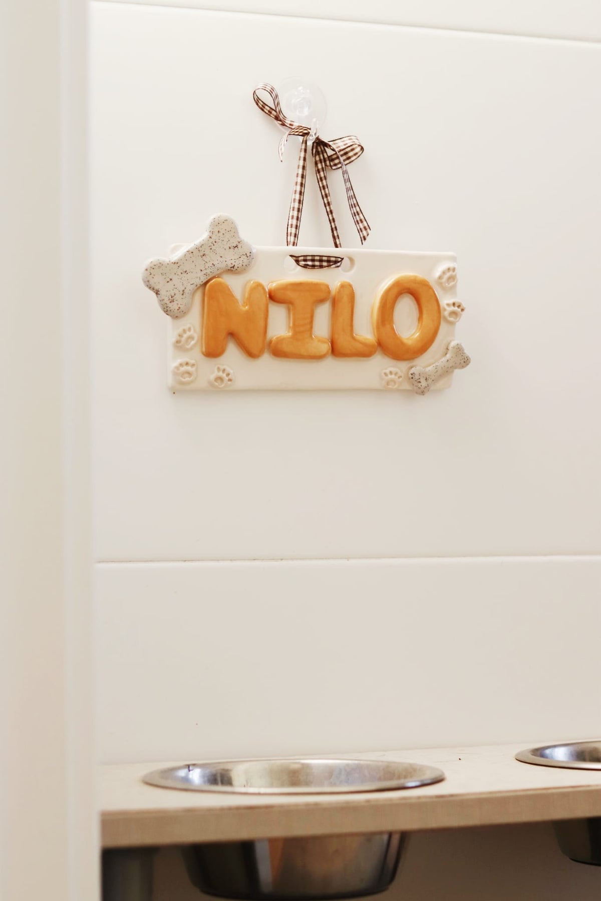 Placa con nombre