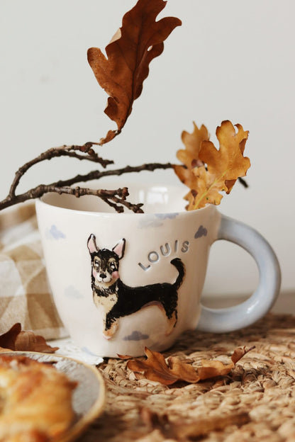 Taza personalizada mascota - asa redonda